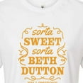 thumbnail image 3 of Yellowstone - Sorta Sweet Sorta Beth Dutton - Juniors Cropped Graphic T-Shirt, 3 of 6