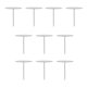 thumbnail image 1 of 10pcs Sticks de acero inoxidable Palitos de flores útiles de flores Decoraciones de pastel (plata), 1 of 5