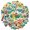 1A-35pcs, variant on 35pcs Colorful Italy Stationery Stickers Culture Teacher Reward Stickers Travel Animal Stickers for Suitcase Fridge Phone