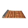 thumbnail image 2 of Ahgly Company Indoor Rectangle Abstract Orange Modern Area Rugs, 2' x 3', 2 of 4