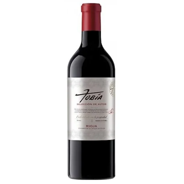 pack de 3 vino tinto tobia seleccion 750ml botellas frontales con cápsula roja y etiqueta blanca con logotipo Tobia y texto Rioja legible; botella estilo borgoña sobre fondo neutro; maridaje recomendado con embutidos, jamón ibérico, queso curado, pastas, arroz y carnes; también adecuado como regalo para celebraciones.