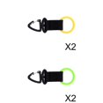 thumbnail image 1 of 4Pcs Porte-Embout Buccal Régulateur Retenue Clip Longe Plongée Sous-Marine, 1 of 8