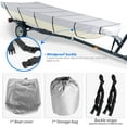 thumbnail image 4 of EPOTOOR Waterproof Heavy Duty 210D Boat Cover Trailerable Boat Cover Replacement for Jon Boat 12ft-18ft Long and Beam Width up to 75inch, 4 of 6