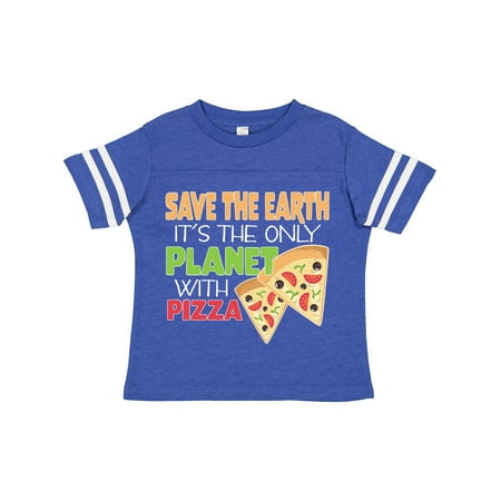 

Inktastic Save the Earth. Its the Only Planet with Pizza. Gift Toddler Boy or Toddler Girl T-Shirt