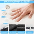 thumbnail image 6 of Memory Foam Truck Seat Cushion - L Shaped Ergonomic Design for Lower Back & Tailbone Support, Long Drive Comfort for Semi Truck, Car, Office Chair, 6 of 7