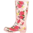 thumbnail image 5 of Women's Journee Collection Mist Mid Calf Rain Boot Pink Rubber 6.5 M, 5 of 5