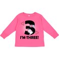 thumbnail image 3 of Inktastic 3rd Birthday 3 Year Old Girl Unicorn Girls Long Sleeve Toddler T-Shirt, 3 of 5