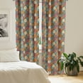 thumbnail image 2 of Ambesonne Autumn Curtains, Creative Nature Composition, Pair of 28"x63", Multicolor, 2 of 5