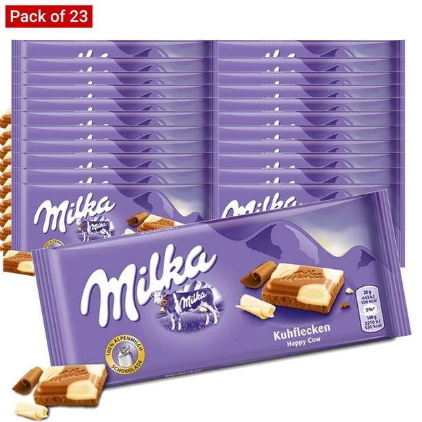 Milka Chocolat Happy Cows 100g (Lot de 23) 
