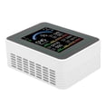 thumbnail image 1 of Medidor De Aire Compatible Con Tuya WiFi 10 En 1 CO2 CO TVOC HCHO PM2.5 PM10 PM0.3 Índice De Del Aire Temp Probador De Detección De Humedad Portátil Para, 1 of 7