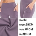 thumbnail image 2 of Pantalones deportivos de mujer con bolsillos con cremallera, de cintura alta, para entrenamiento deportivo y yoga, para mujer, 2 of 5