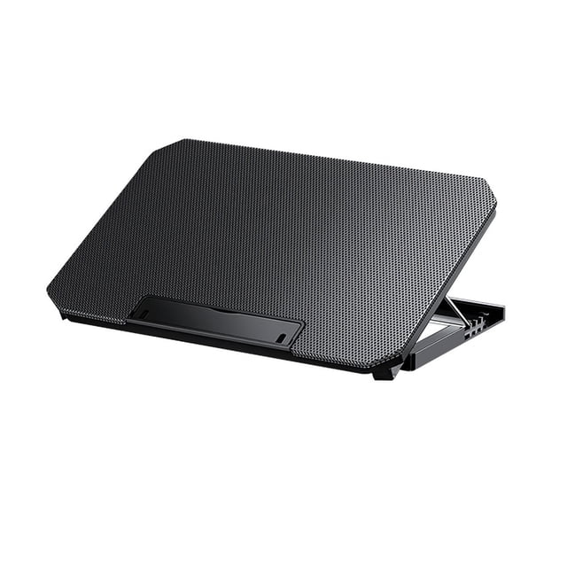 Almohadilla De Refrigeración Mute Potentes Ventiladores Dobles 2 Puertos Usb 4 Altura Ajustable Velocidad Del Viento Interruptor Giratorio Soporte Para Refrigerador Soporte Para Computadora Portátil Noticed EL006792-00