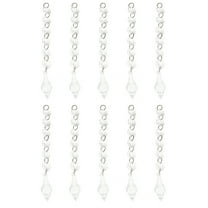 Narrster 20pcs Chandelier Gems Hanging Clear Ornaments Crystal Drops Window DIY Parts