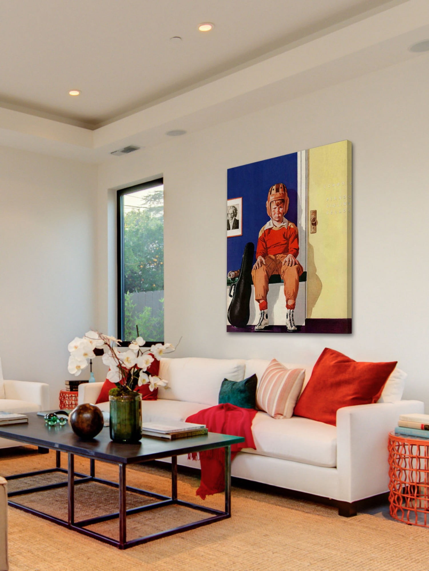 Marmont Hill Musical Sport by Lonie Bee Painting Print on Canvas