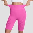 thumbnail image 2 of LEKODE Biker Shorts Womens Workout Shorts Women Scrunch Shorts Stretch Jeggings High Waisted Shorts Yoga Shorts Going Out Shorts Running Shorts Dance Shorts Women Stretch Shorts Pink M, 2 of 4