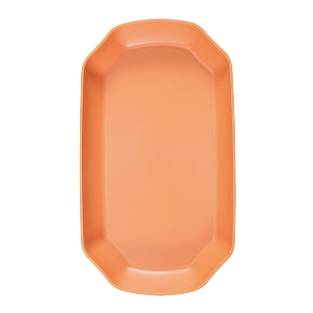 Octagonal Plastic Tray AntiSlip Restaurant-Grade Tray For Home Burgers Fast Food And Cafeterias