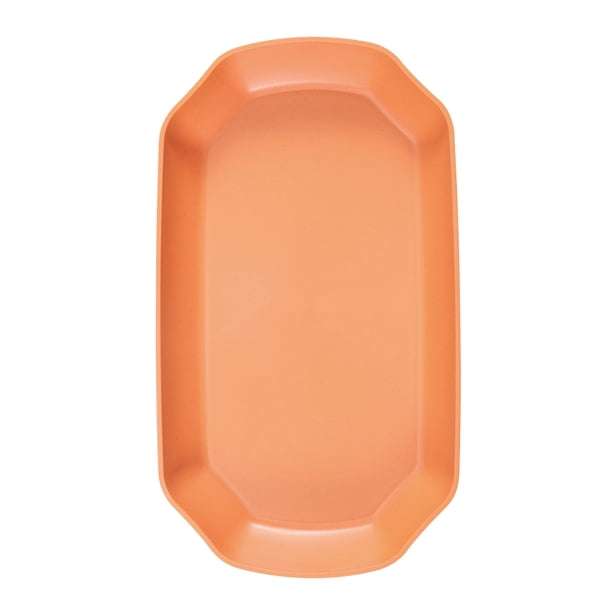 Bandeja de Plástico para Alimentos Bandeja de Plástico Octagonal Bandeja de Grado de Restaurante Antideslizante, Adecuada para Restaurantes de Comida Rápida de Hamburguesa Y Autoservicio en el Hogar