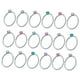 thumbnail image 2 of del cuerpo de los anillos del perno prisionero de la del acero 18pcs-anillos Sunnimix Anillo de nariz aros, 2 of 6