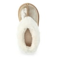 thumbnail image 2 of Wonder Nation Toddler Girls Slippers with Faux Fur Trim, 2 of 5