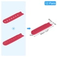 thumbnail image 2 of Unique Bargains Red Plastic Snapback Strap Cover Hat Buckle Replacement (12 Pairs), 2 of 7