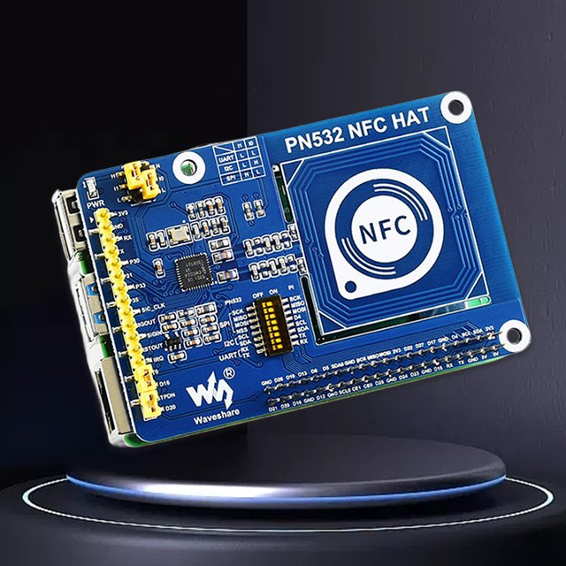 Módulo de lectura de tarjeta RFID PN532 NFC HAT I2C SPI UART interfaz 1356 MHz para Arduino