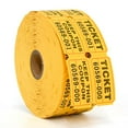 thumbnail image 2 of 500-Pack Tactical Draw Tickets, Double Roll, Event Tickets, Admission, Classroom Awards, Fundraising & Prizes - Yellow, 2 of 5