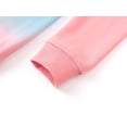 thumbnail image 5 of Serdomi Hoodie Sweatshirts for Little Girls -Soft Long Sleeve Pullover Shirt Stylish Pink Blue Gradient Size 6, 5 of 7