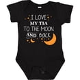 thumbnail image 3 of Inktastic I Love My Tia to the Moon and Back Boys or Girls Baby Bodysuit, 3 of 5