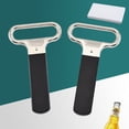 thumbnail image 1 of Abridor de vino de 2 uds, abridor de botellas de vino de dos puntas para corcho dañado, sacacorchos de vino viejo, extractor de corcho, silicona, plata,, 1 of 5