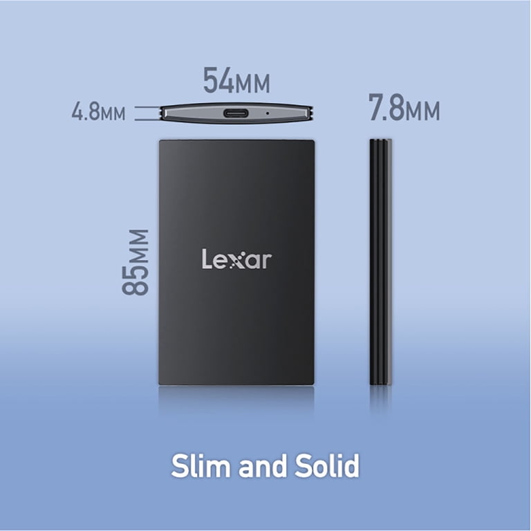 Lexar, External Memory for Laptop, 2TB SSD, USB 3.2 Gen 2