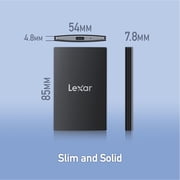 Lexar SL500 2TB USB 3.2 Gen 2 Type-C Portable External SSD