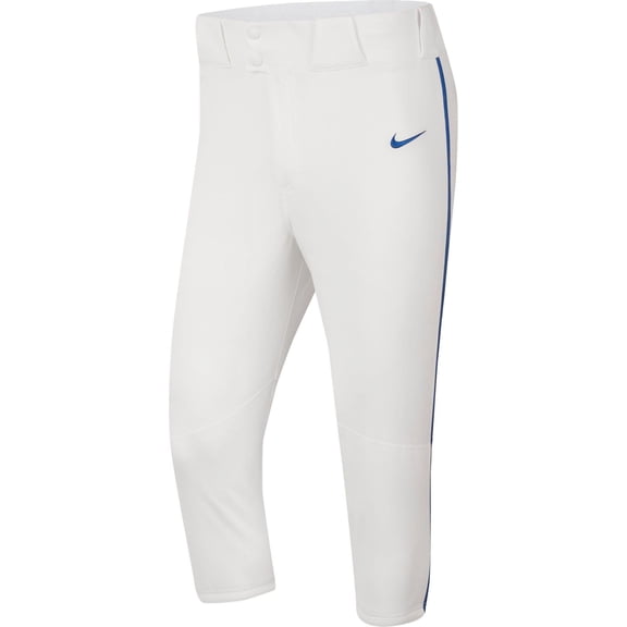 Nike Men's Vapor Select High Piped Baseball Pants (Tm White/Tm Roy/Tm Roy, L)