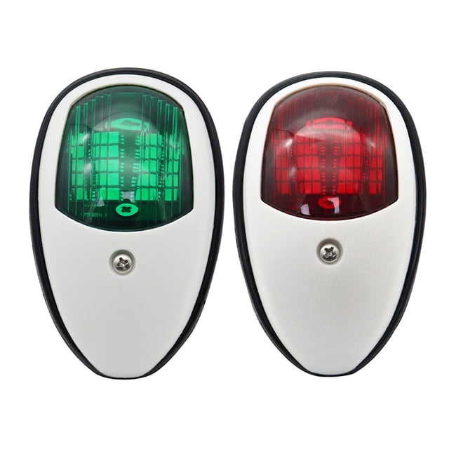 LED Navigation Light Signal Warning Signal Lamp Marine Navigation Port Starboard Lights for Pontoon Skiff Power Boat ,High Bright