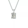 thumbnail image 4 of GKNET Womens 925 Silver Square Zircon Earrings Necklace Rings Sets Jewelry, 4 of 5