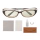 thumbnail image 1 of Gafas de sol para ciclismo, color amarillo claro, antivaho, protectores laterales, resistentes a los rayos UV, para viajes al aire libre en bicicleta, 1 of 10