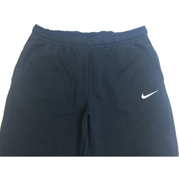 Nike Womens Club Fleece Jogger Sweatpants (Black, Large)