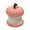 pink, variant on YFGEFTR Ceramic Cigarette Ashtray, Glossy & Easy To Clean, Removable Apple Shaped Lid & Odor Block Design, for Indoor Outdoor Home Office Desktop Tabletop Daily Use