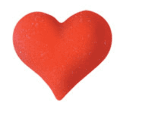 Sprinkle Deco® Set of 12 Red Heart Charms (14364) 1/2inch Edible Sugar Cake & Cupcake Decoration Toppers with 12 Exclusive Thank You Stickers