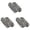 Silver 3PCS, variant on 12PC Stainless Steel Wire Cleaning Ball Kitchen Store Cleaning Ball Steel Wool Scrubber Pad Used For Dishes