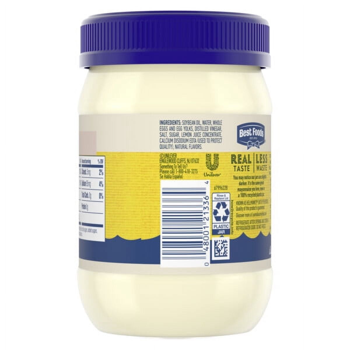 Best Foods Real Mayonnaise Condiments, 15 fl oz Jar