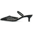 thumbnail image 3 of Journee Womens Allana Slip On Kitten Heel Mule Pumps, 3 of 10