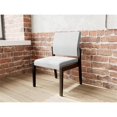 thumbnail image 4 of Pemberly Row Waiting Reception Armless Guest Chair Wood Frame in Gray, 4 of 5