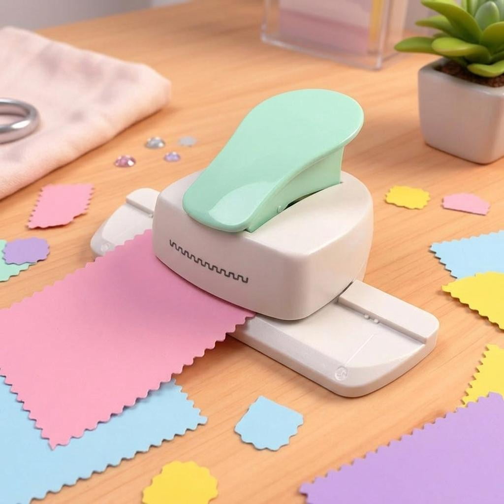 Sharprepublic Border Paper Decorative Border Lightweight Card Puncher Embossing Paper Punches Green