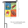 thumbnail image 3 of Magnolia Gardens M011059 13 x 18 in. Double Applique Louisiana Four Seasons Polyester Garden Flag, 3 of 6