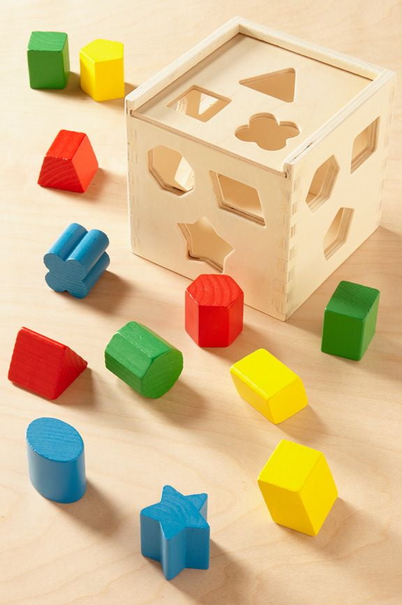 melissa & doug shape sorting cube