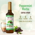 thumbnail image 2 of Pack of 6 - Matteo's Sugar Free Coffee Flavoring Syrup, Peppermint Mocha, Delicious Coffee Syrup, 0 Calories, 0 Sugar coffee syrups, Keto Friendly, 2 of 5