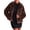 Khaki, variant on Sundazz Women's Faux Fur Coat Winter Lapel Button Down Fur Jacket Warm Fuzzy Outerwear Fashion Clothing