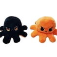 thumbnail image 1 of Reversible Octopus Shape Plush Toy Soft Stuffed Double-sided Flip Productive Toy, 1 of 5