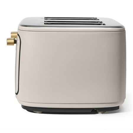 Beautiful 4-Slice Toaster with Touch-Activated Display, Porcini Taupe by Drew Barrymore