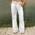 thumbnail image 2 of Women's Comfortable Cropped Leisure Pants Color Sweatpants Yoga Pants, 2 of 8